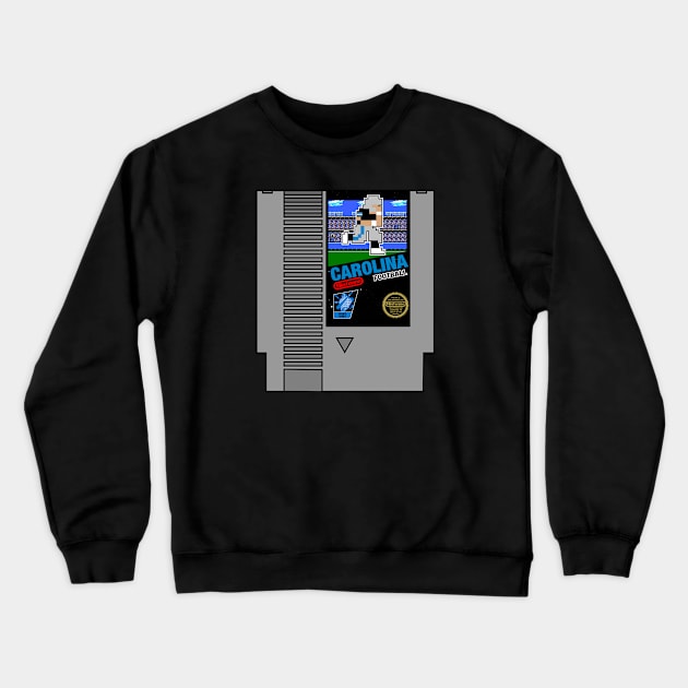 Carolina Football 8 bit cartridge design Crewneck Sweatshirt by MulletHappens